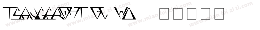 TsangerQHT GL Wo3字体转换